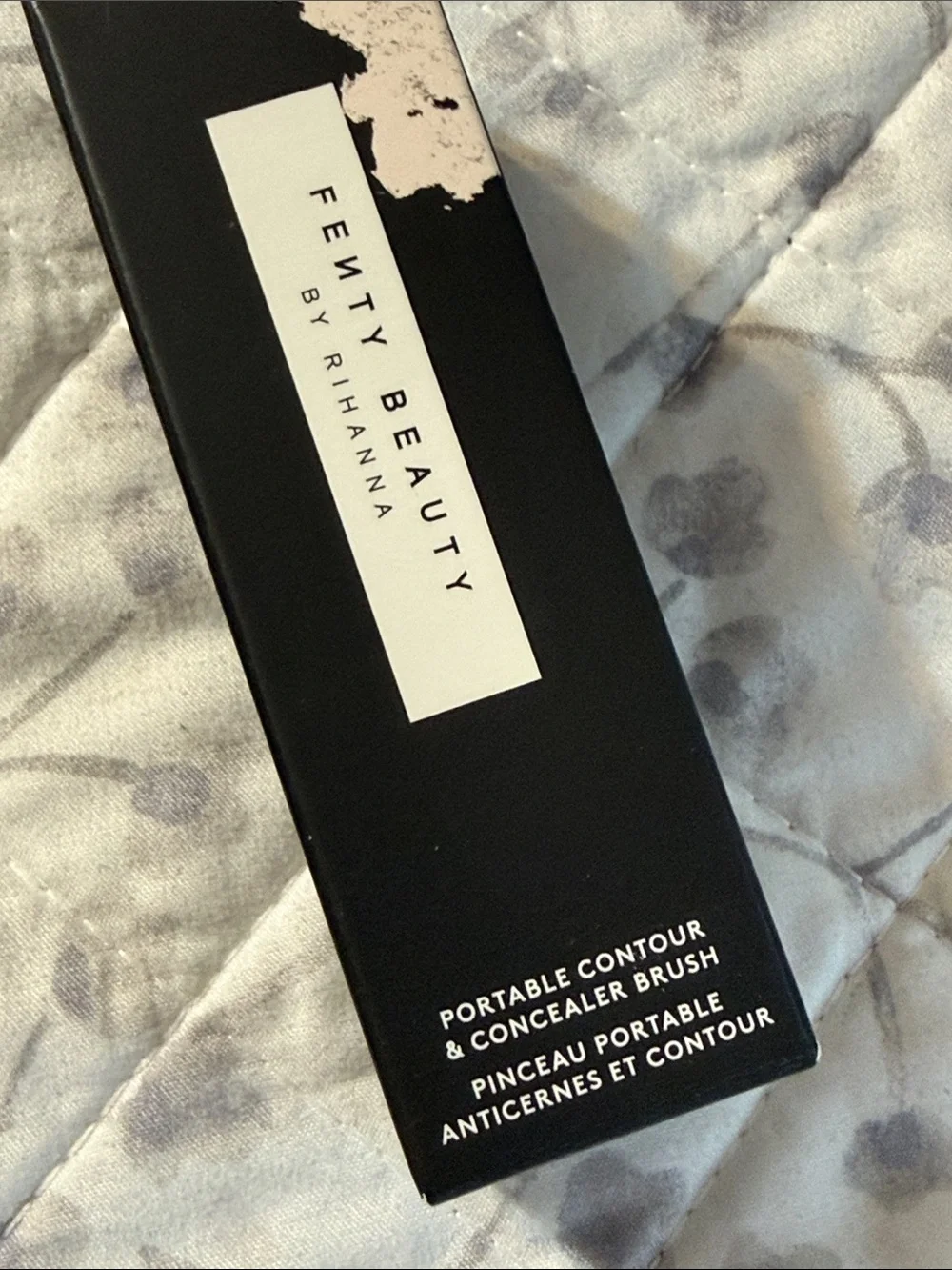 Fenty Beauty blush-pink cream applicator brush